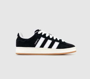 adidas Kids Campus 00s Trainers Black White Off White, Size: 4