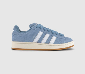 adidas Womens Campus 00s Trainers Tactile Blue White Offwhite, 10.5