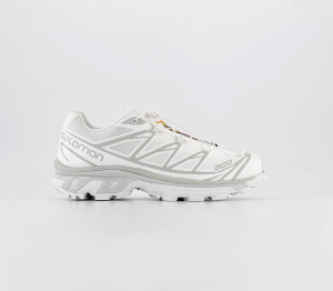 Salomon Womens Xt-6 Trainers White White Lunar Rock, 11.5