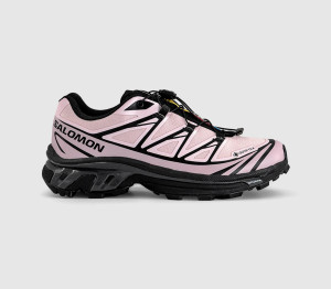 Salomon XT-6 Gtx Trainers Black Icy Pink Dawn, 8