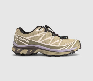 Salomon Womens XT-6 Gtx Trainers Eucalyptus Silver Sage Cosmic Sky In Multi, 8