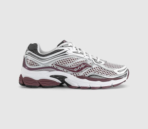Saucony Progrid Omni 9 Trainers White Maroon, 7.5