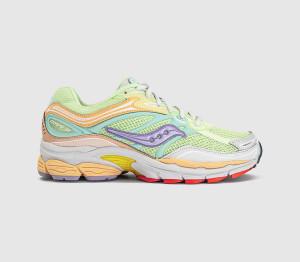Saucony Womens Progrid Omni 9 Trainers Lime Orchid Green, 6.5