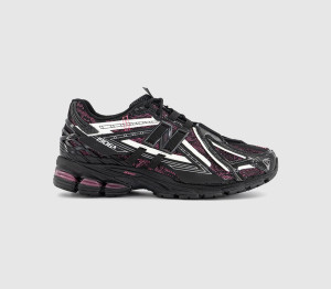 New Balance Kids 1906 Black White Pink, 4.5