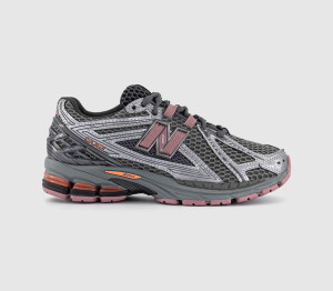 New Balance Womens 1906 Trainers Dark Silver Metallic Rosewood In Multi, 5