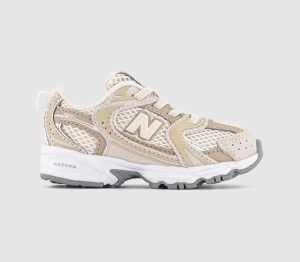 New Balance 530 Infant Trainers Linen Stoneware White, 9infant
