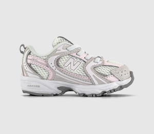 New Balance 530 Infant Trainers Grey Matter Pink Salt, 8infant