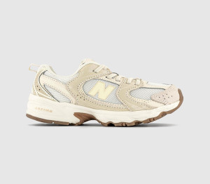 New Balance 530 Youth Trainers Bisque Brown, 13 youth