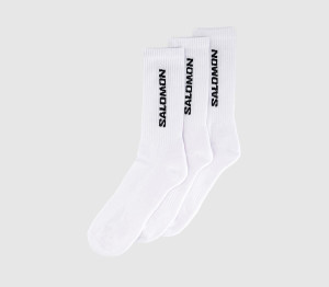Salomon Everyday Crew 3 Pack Socks White White White
