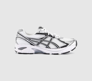 ASICS Girls GT-2160 Trainers White Black Silver, 4