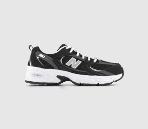 New Balance 530 Junior Trainers Black, 4