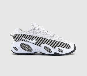 Nike Boys Nocta Glide Trainers White White Black University Gold, 4.5