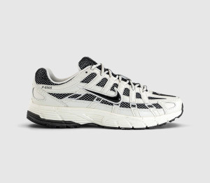 Nike Mens P-6000 Trainers Sail Off Noir Medium Ash Phantom In White, 6.5