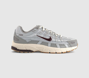 Nike Mens P-6000 Trainers College Grey Burgundy Crush Vast Grey, 7.5