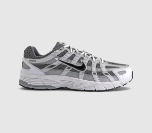 Nike Mens P-6000 Trainers Atmosphere Grey Black Pencil Point, 9.5