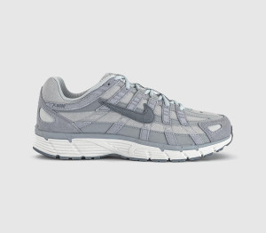 Nike P-6000 Trainers Pure Platinum Cool Grey Wolf, 7
