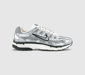 Nike Silver Brand Detail P-6000 Trainers, Size: 7