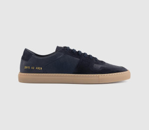 Common Projects Bball Duo Trainers Navy In Blue, 11