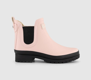 Barbour Womens Aubrey Welly Boots Pink, 8