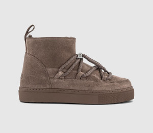 Inuikii Womens Classsic Low Boots Taupe Natural, 7