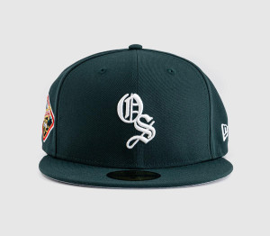 New Era 59fifty Community Hat Dark Green, 7 7/8