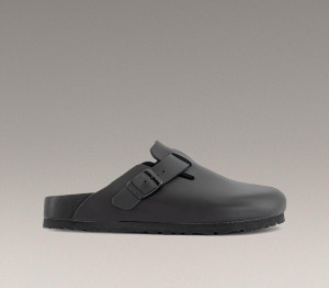 Birkenstock Womens Boston Exquisite Clogs Black, 5