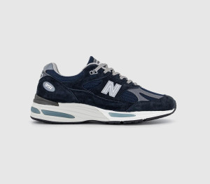New Balance 991v2 Trainers Dark Navy In Blue, 7