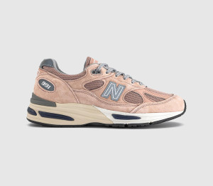 New Balance 991V2 Made in UK Trainers Mahogany Rose Mahogany Rose In Pink