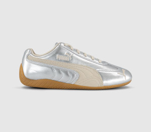Puma Womens Speedcat OG Trainers Silver Alpine Snow Multi, 4.5