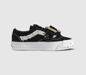 Vans Womens Old Skool 36 x Metagirl Mgs LX Metagirl Black Blanc DE Blanc, 8