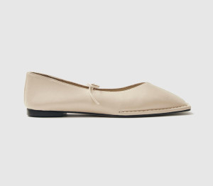 Alohas Womens Sway Ballet Pumps Cream Natural, 8