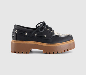 Timberland Stone Street Boat Shoes Snake Print Suede Blue, 6