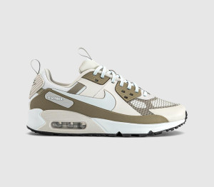 Nike Mens Air Max 90 Drift Trainers Light Bone Offwhite Neutral Olive Black Natural, 8