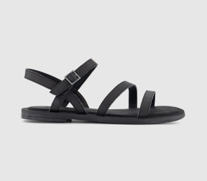 TOMS Girls Kira Sandals Black, 5