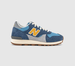 New Balance Womens 475 Trainers Vintage Indigo Blue Laguna, Size: 4