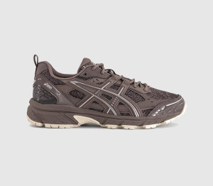 ASICS Womens Gel-nunobiki Trainers Cocoa Powder Pure Silver In Multi, 7