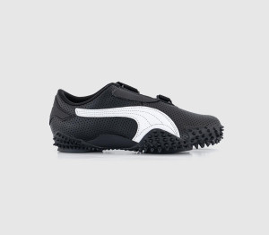 Puma Mostro Perf Trainers Black White, 7