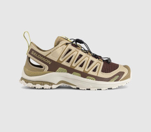 Salomon Womens XA Pro 3D Trainers Safari Kelp Mustang Multi, 7