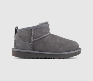 UGG Classic Ultra Mini Kids Boots Grey, 2