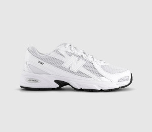 New Balance 740 Trainers White Black, 6