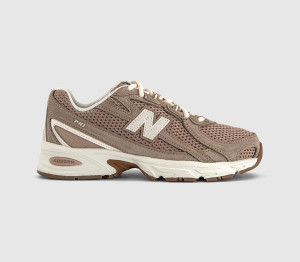 New Balance Womens 740 V2 Trainers Brown Sea Salt, 4
