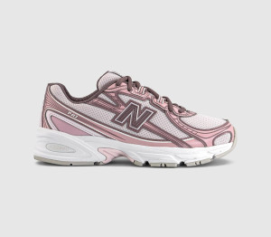 New Balance Womens 740 V2 Trainers Pink Granite Chalk, 6.5