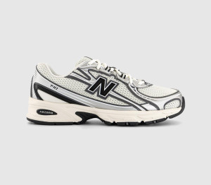 New Balance 740 Trainers Silver Black In Multi, 8