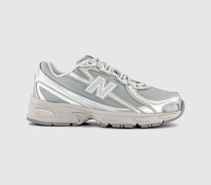 New Balance Womens 740 V2 Trainers Metallic Silver Metallic Silver In Multi, 7.5