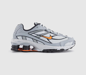 Nike Mens Shox Ride 2 Trainers Photon Dust Total Orange Light Smoke Grey, 10