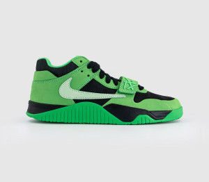 Jordan Mens Travis Scott CJ1 T-rexx Trainers Green Spark, 7.5
