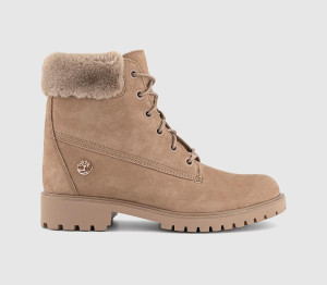 Timberland Womens Lyonsdale Boots Light Brown Nubuck, 6
