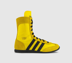 adidas Womens W Japan Hi Trainers Yellow Black Gold Metallic, 4