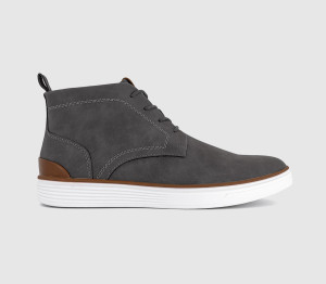 OFFICE Mens Bude Hybrid Casual Boots Dark Grey, 7
