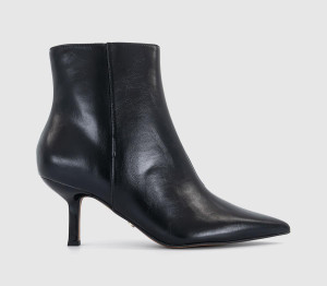 OFFICE Womens Alara Kitten Heel Ankle Boots Black, 8